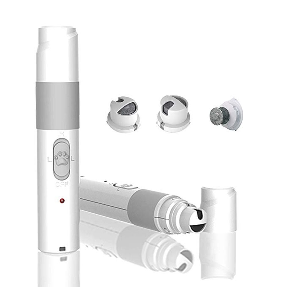 Portable Electric Dog Grooming, Trimming, Nail Grinder & Clipper Tool with USB Rechargeable Port - by Famigift