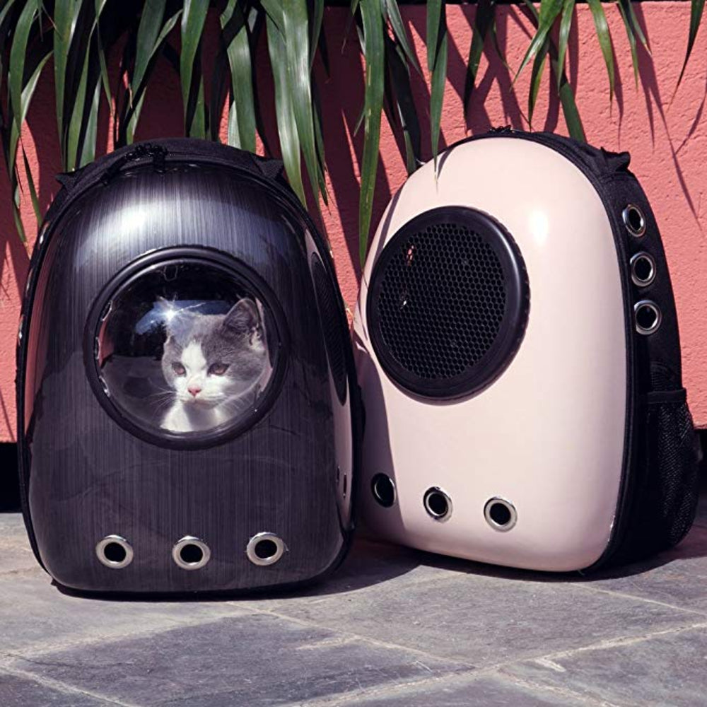 Pet Backpack Carrier Space Capsule Bubble Waterproof pet bag - Blue - by Famigift