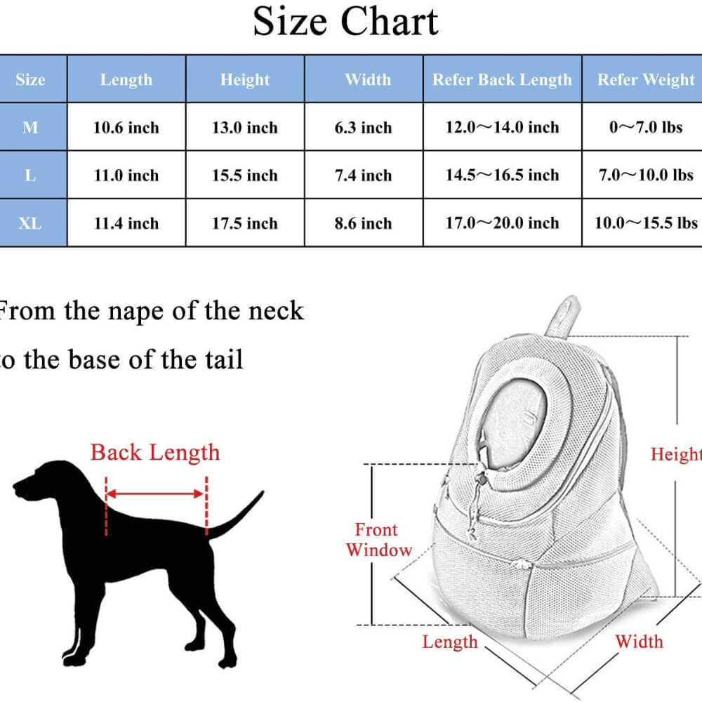 Front bag mesh pet carrier travel backpack - Orange - by Famigift