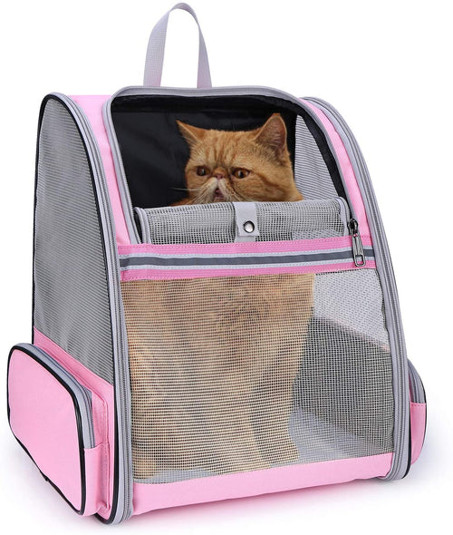Breathable mesh pet backpack, airline approved - by Famigift