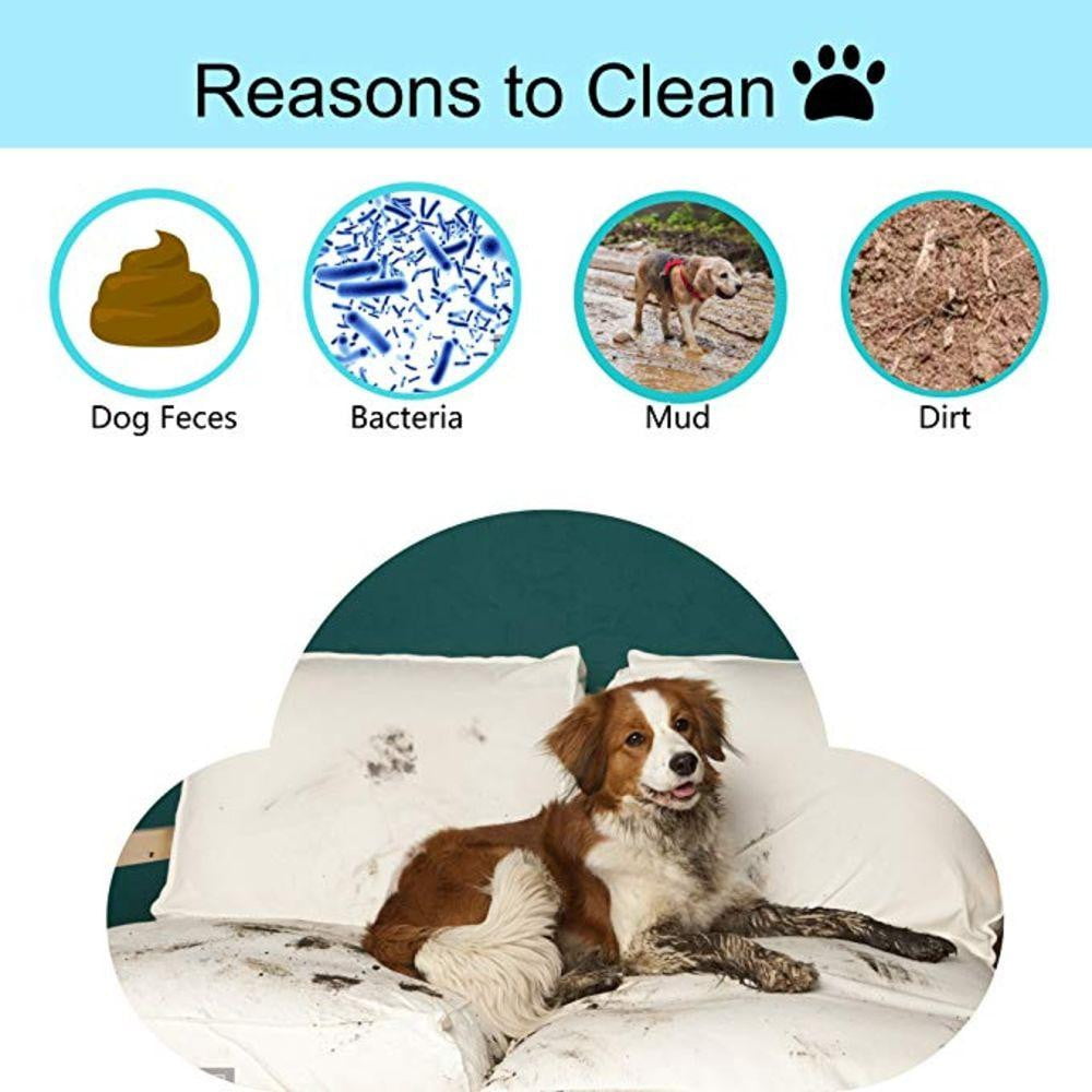 Pet Paw Washing Cup with Soft Rubber Brushes - S - by Famigift