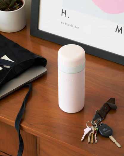 Insulated Ceramic Wide Mouth Bottle - by Famigift