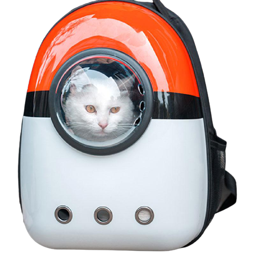 Pet Backpack Carrier Space Capsule Bubble Waterproof pet bag - by Famigift