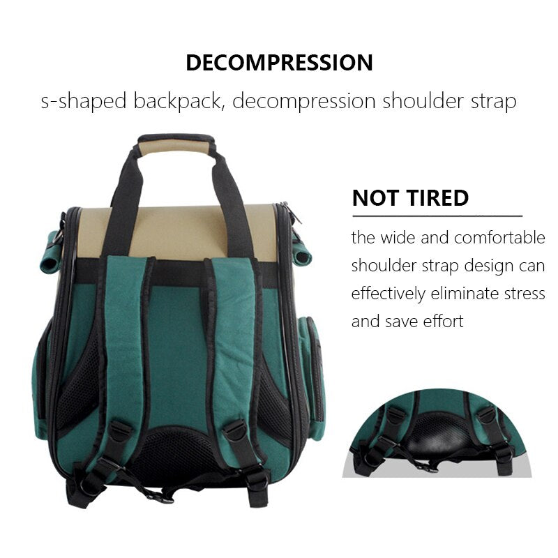 Cat canvas carrier puppy dog travel backpacks - by Famigift