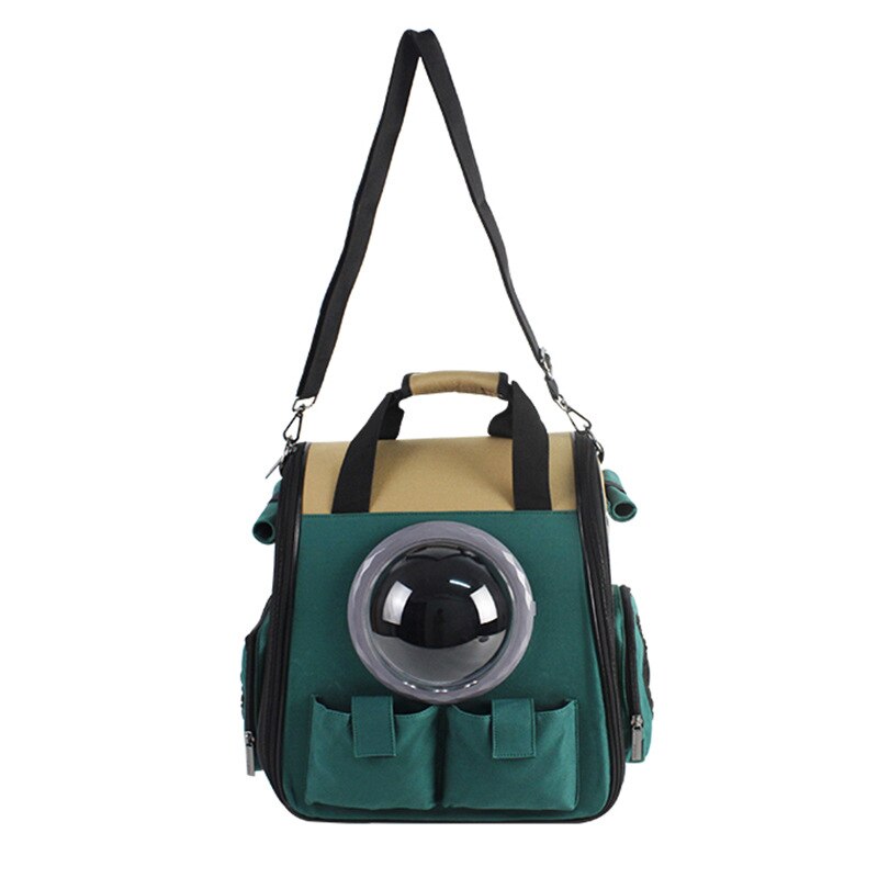 Cat canvas carrier puppy dog travel backpacks - Pink Pet Bag - by Famigift