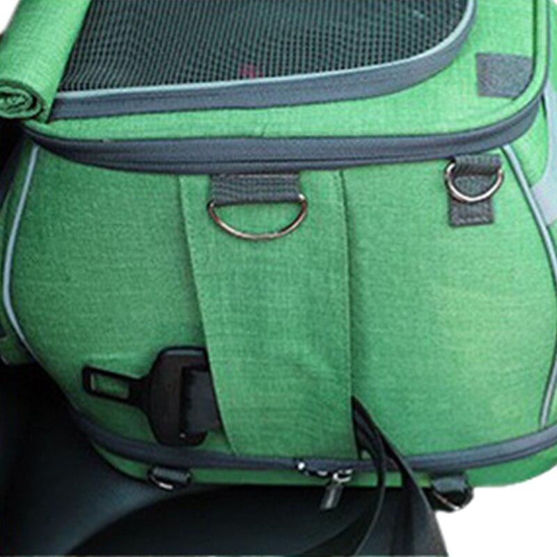 Cat carrier small pet portable cage cationic linen eva material breathable - Green - by Famigift