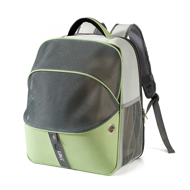 Cat carrying backpack breathable bags - Green - by Famigift