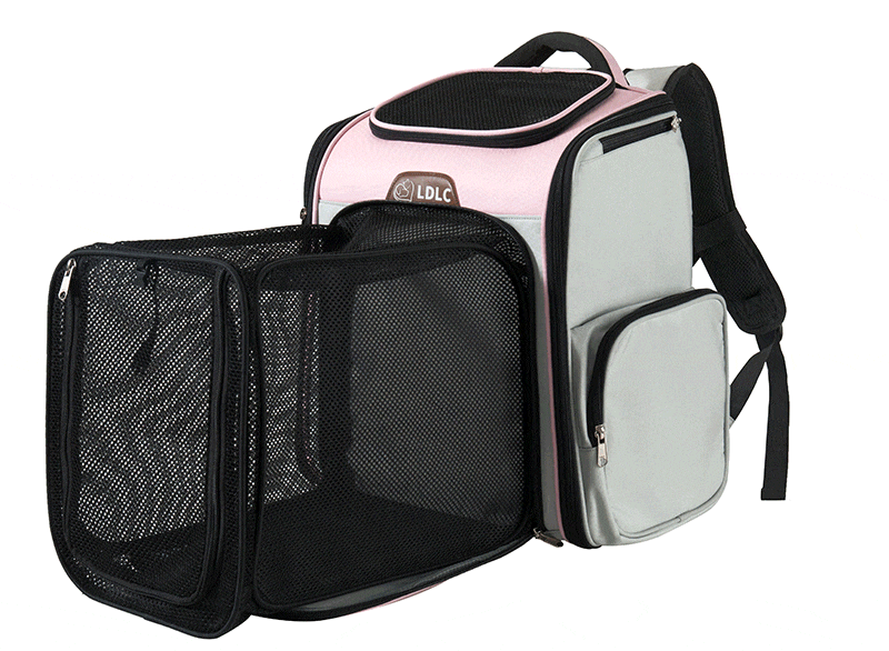 Pet expandable backpack small animals carrier bags breathable - by Famigift