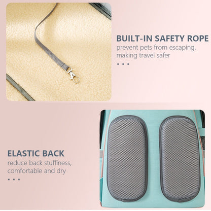 Pet expandable backpack small animals carrier bags breathable - by Famigift