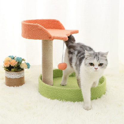 Cat Tree Cat Tower with Natural Sisal Scratching Post - by Famigift