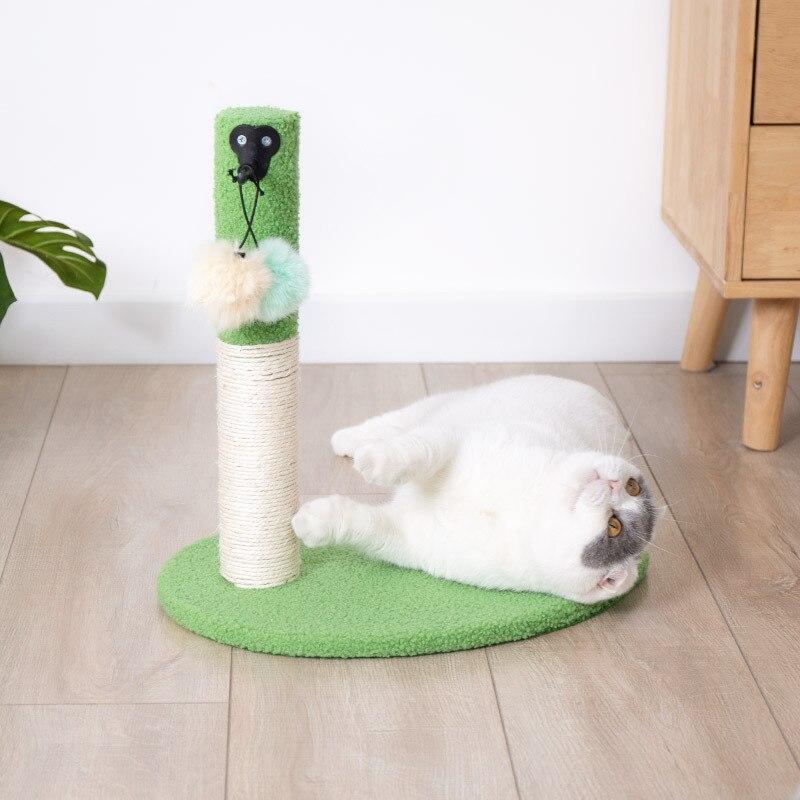 Cat scratcher cat climbing tree sisal scratching post - by Famigift
