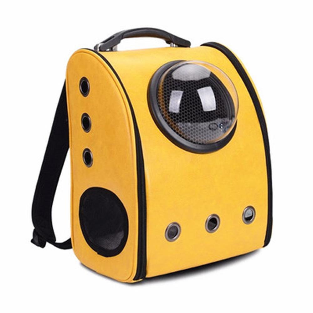 Cat window carrying breathable travel bubble astronaut pet space capsule - Pink - by Famigift