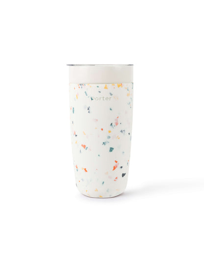Portable Ceramic Insulated Tumbler - Charcoal - by Famigift