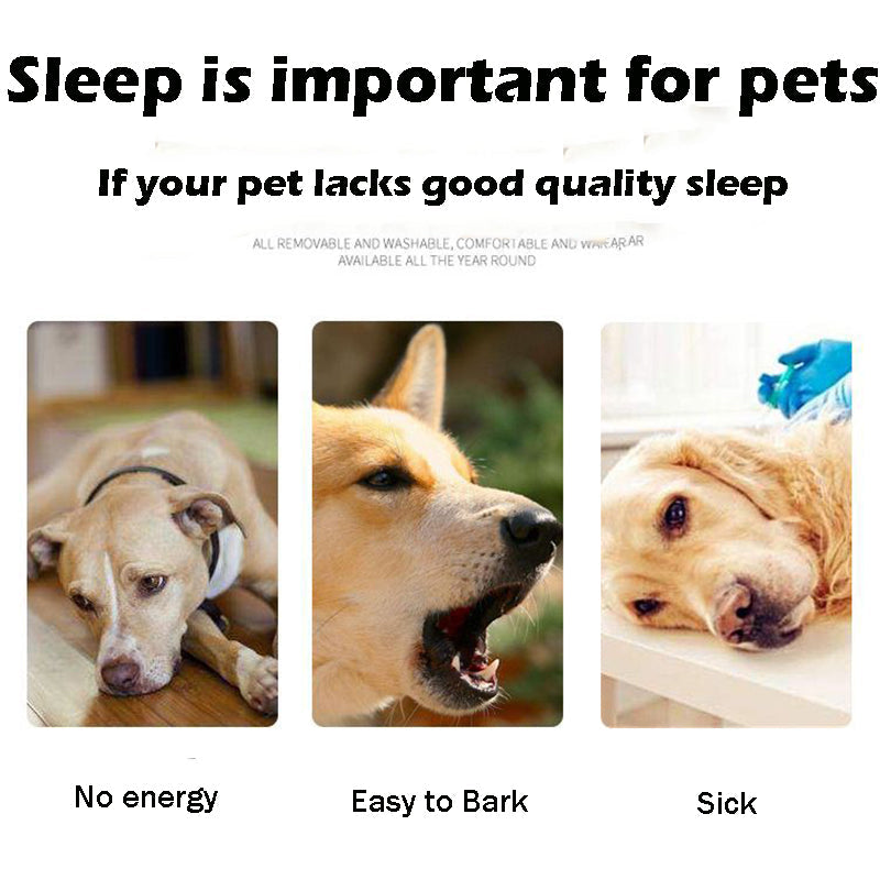 Fuzzy nest dog bed Square Long Plush Pet Bed - mint green - by Famigift