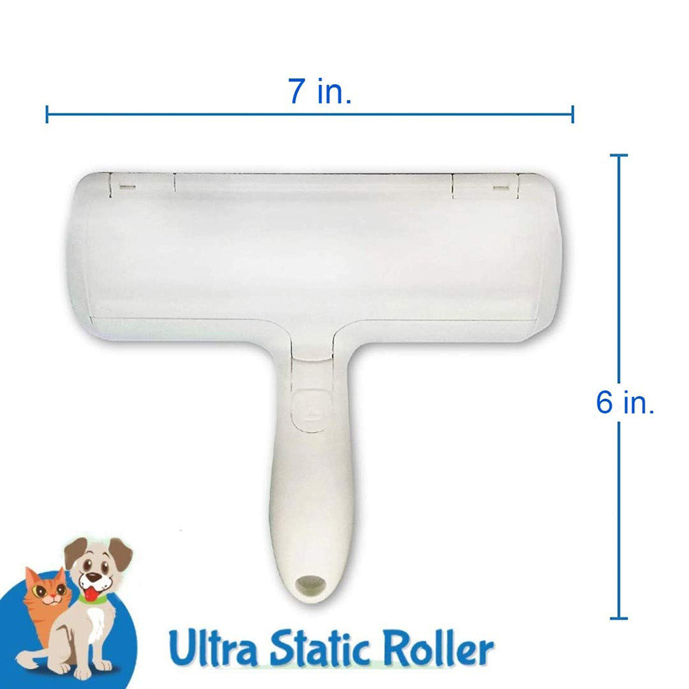 Pet Hair Removel Roller Remover Cleaning Brush Fur Removing Dog Cat Animals Hair Brush - by Famigift