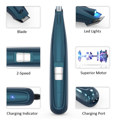 Pet grooming clippers cordless cat and small dogs clipper low noise electric pet trimmer - by Famigift