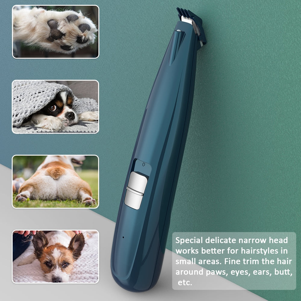 Pet grooming clippers cordless cat and small dogs clipper low noise electric pet trimmer - by Famigift