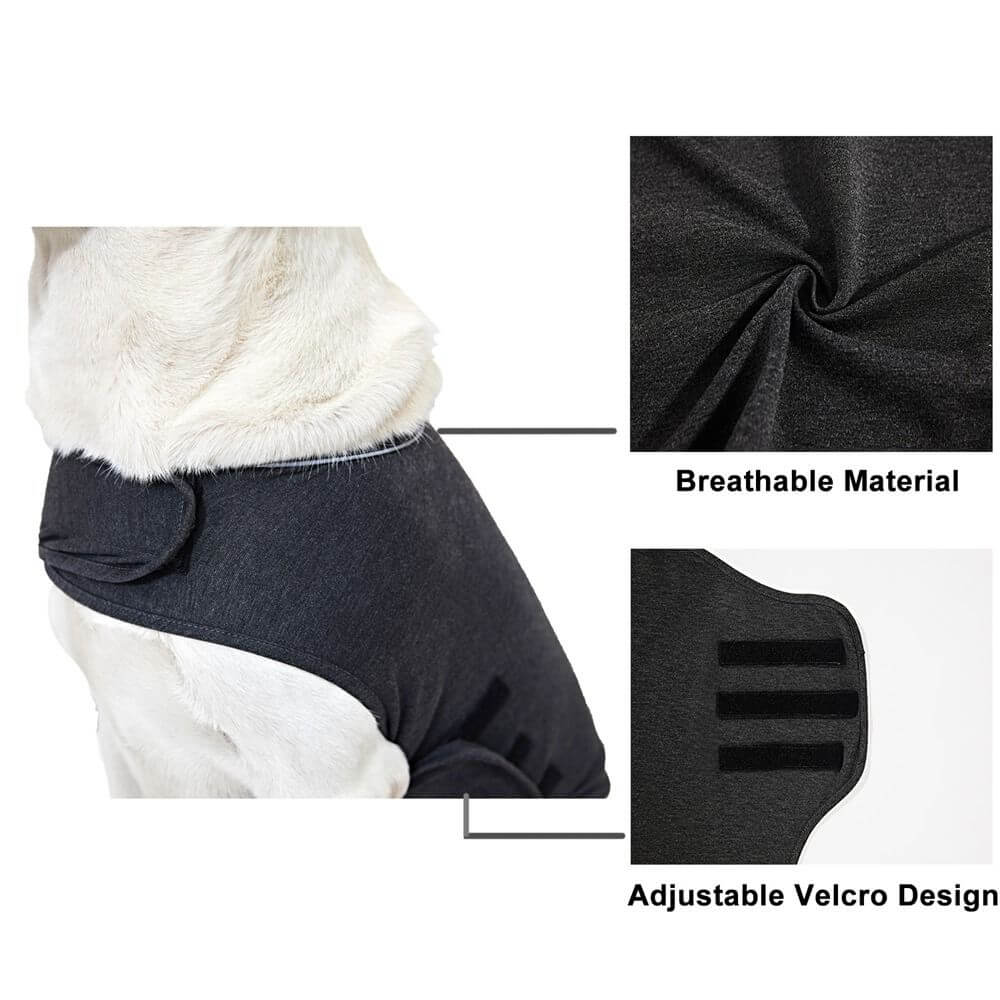 Classic Dog Anxiety Clothing Jacket - Gray - by Famigift