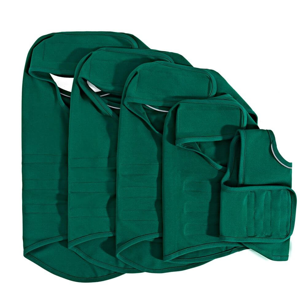 Classic Dog Anxiety Clothing Jacket - Green - by Famigift