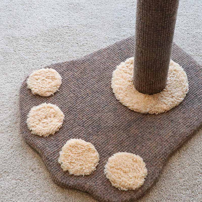 Cats ultimate scratching post 100% natural durable sisal cat tree - by Famigift