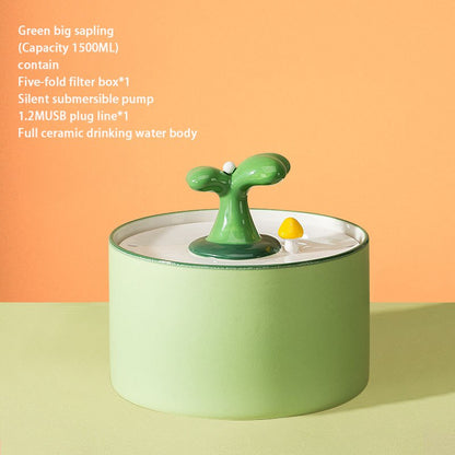 Cats Dogs Drinking Bowl Automatic Cat Water Fountain Dispenser - by Famigift