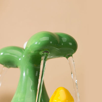 Cats Dogs Drinking Bowl Automatic Cat Water Fountain Dispenser - Big blue - by Famigift