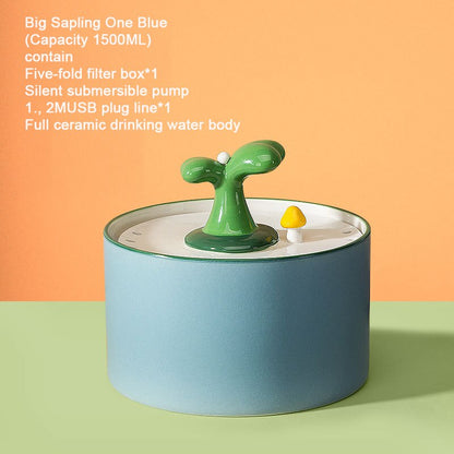 Cats Dogs Drinking Bowl Automatic Cat Water Fountain Dispenser - by Famigift