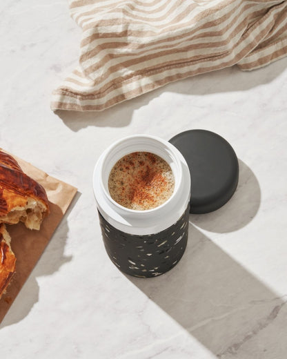 Insulated Ceramic Wide Mouth Bottle - by Famigift