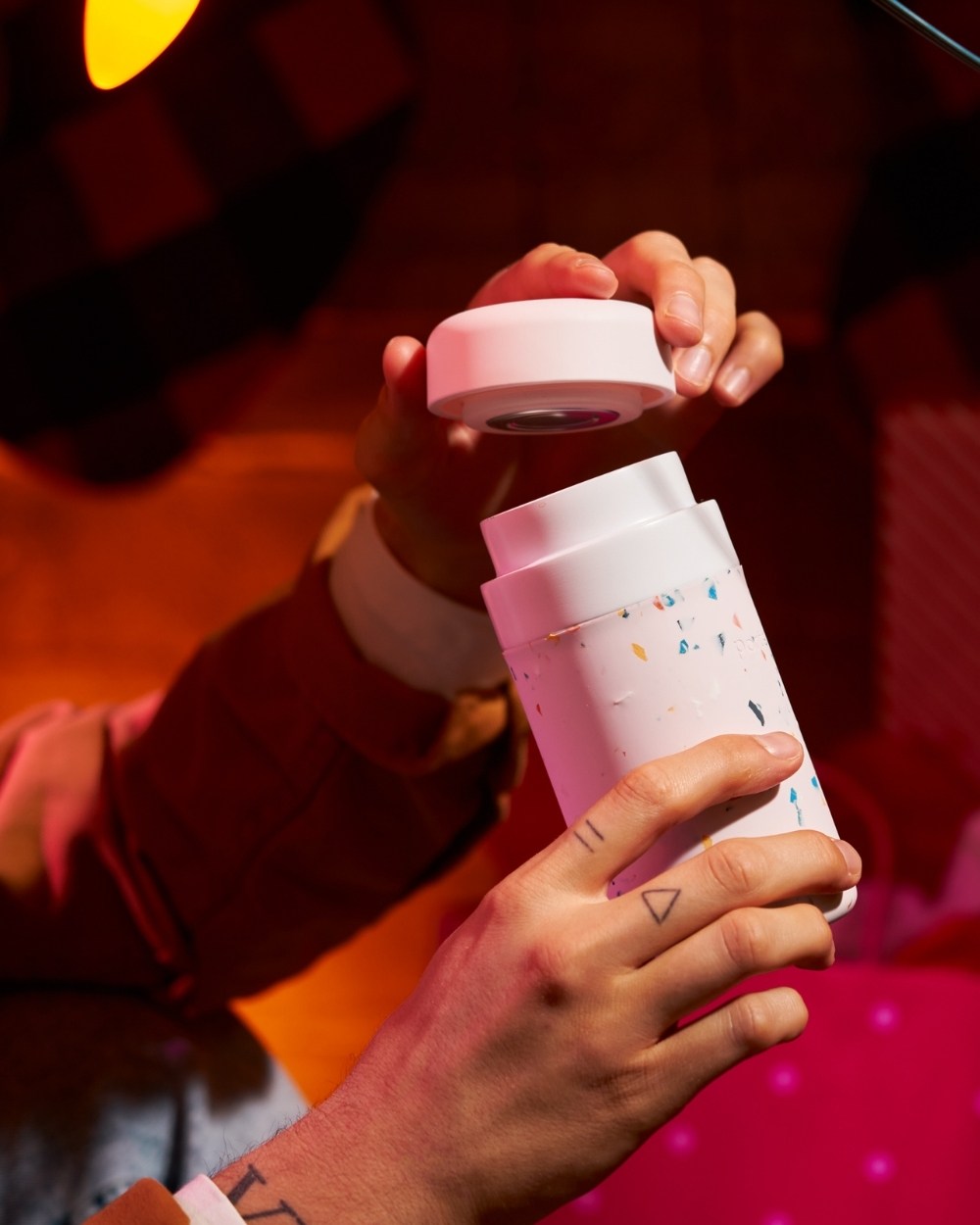 Insulated Ceramic Wide Mouth Bottle - by Famigift