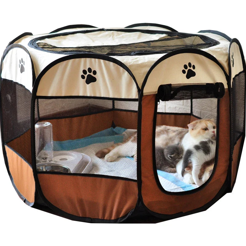 Fami Petcare Portable Pet Tent - Gray - by Famigift