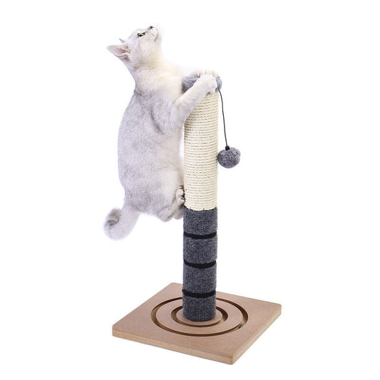 Cat Scratching Post Cat Tree Interactive Toys - Blue - by Famigift