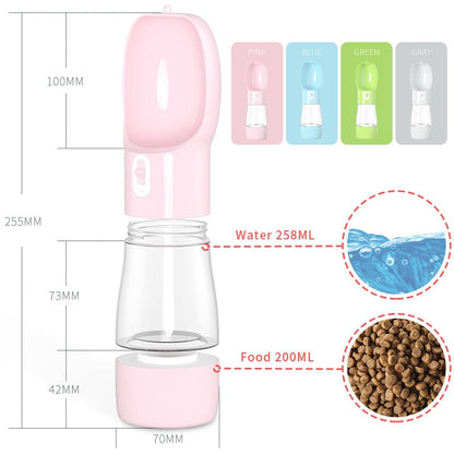 Pet Water Bottle Portable Outdoor Travel Water feeder - by Famigift