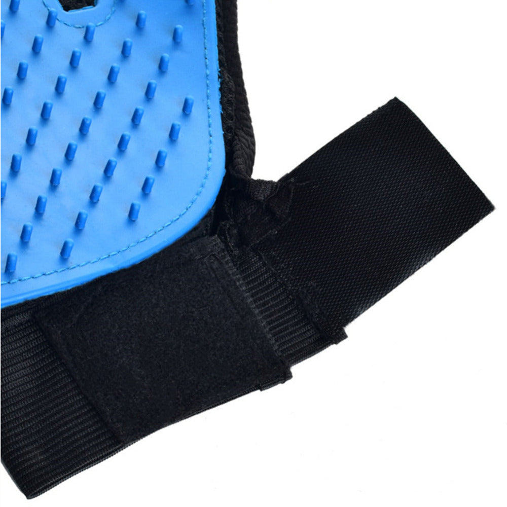 Pet Dog Hair Brush Comb Glove For Pet Cleaning Massage (1 pair - by Famigift