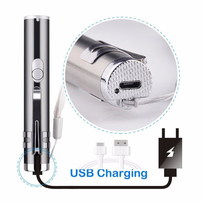 Rechargeable Cat Laser Pointer 3 in 1 Cat Toy Red Laser Pointer - by Famigift