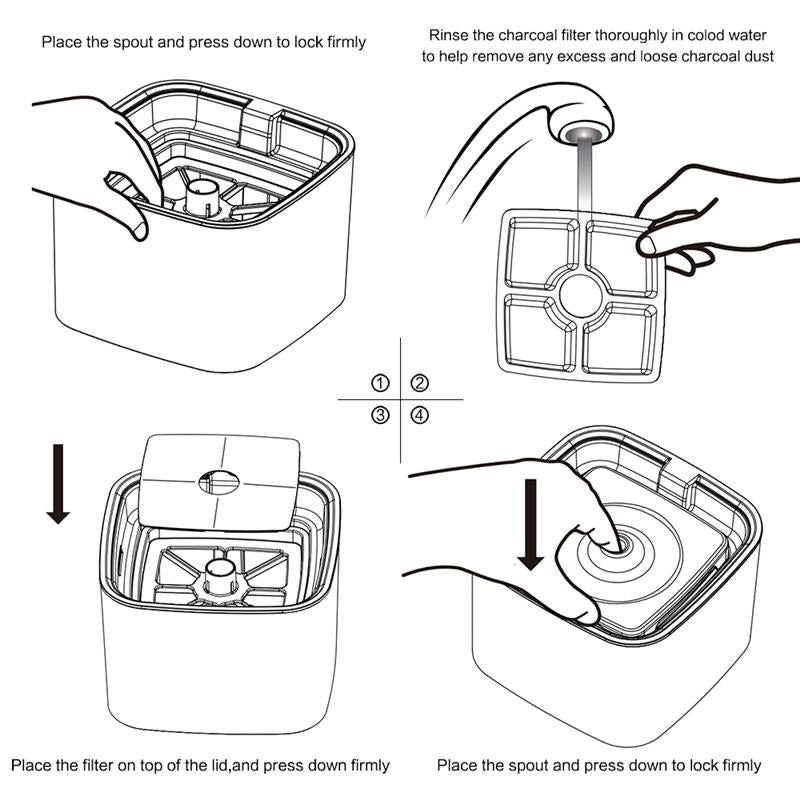 Pet Automatic Water Fountain Dispenser - by Famigift