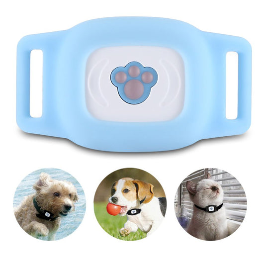 Pet GPS Tracker, Tracking Collar Device Waterproof Suitable For Dogs and Cats - Pink - by Famigift