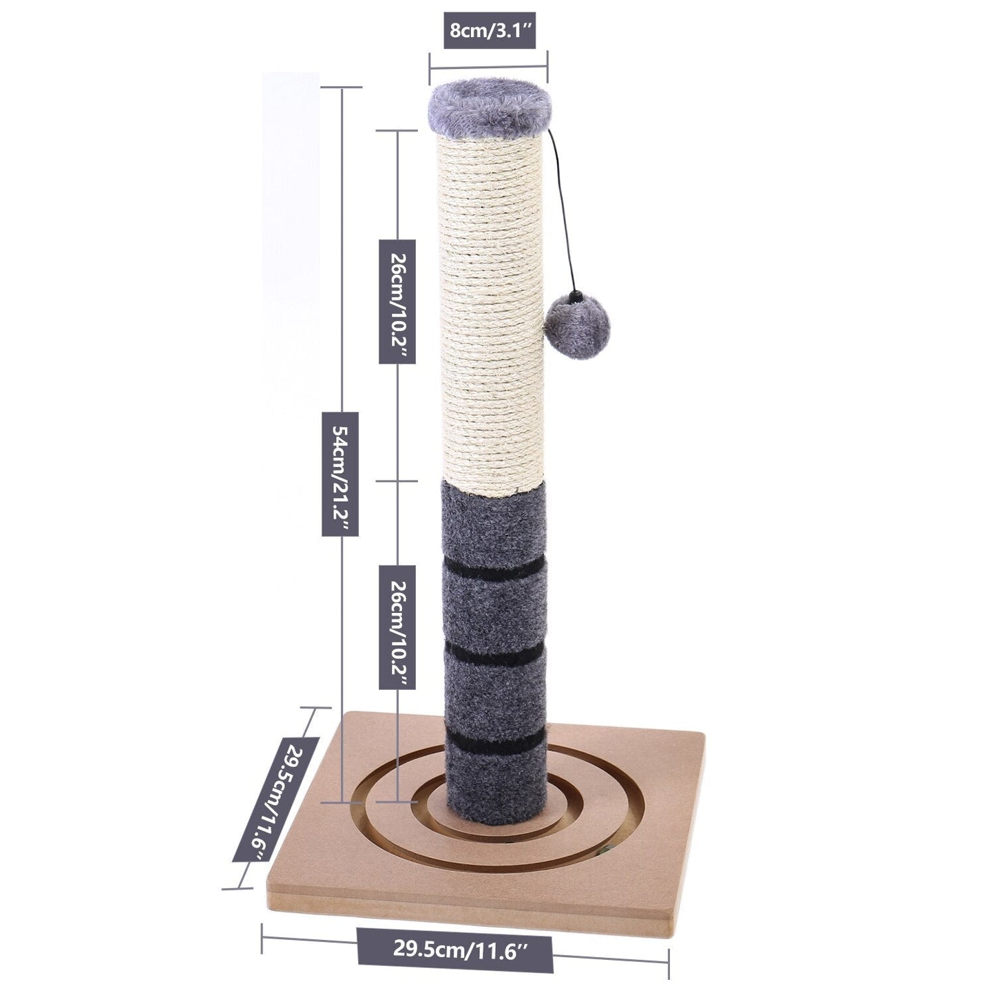 Cat Scratching Post Cat Tree Interactive Toys - by Famigift