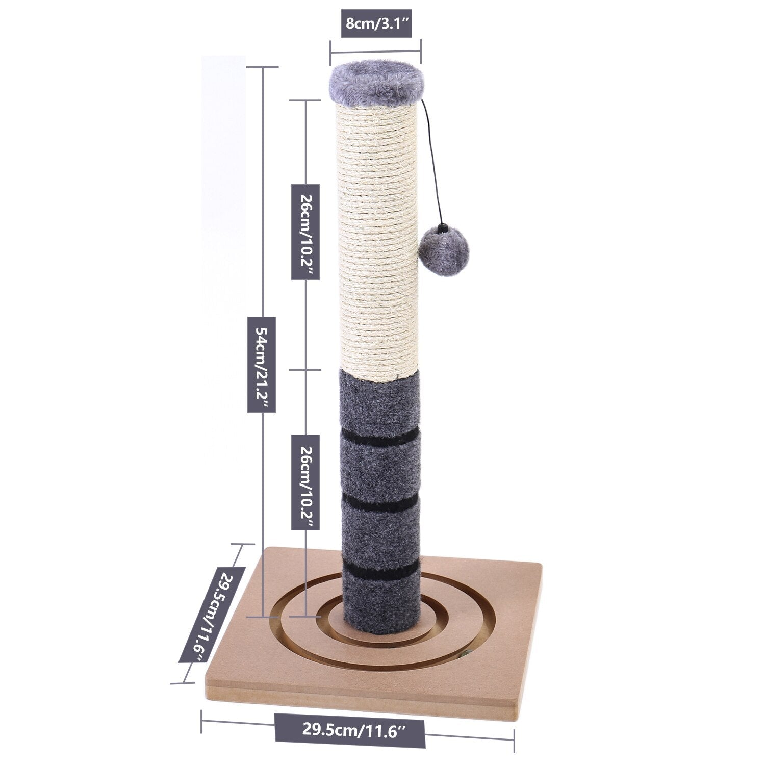 Cat Scratching Post Cat Tree Interactive Toys - by Famigift