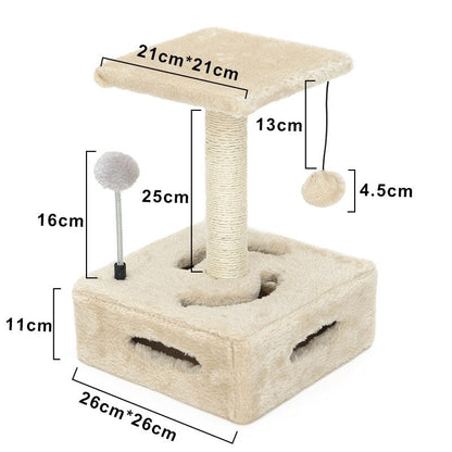 Pet cat scratching toy sisal climbing furniture cat interactive toys - by Famigift