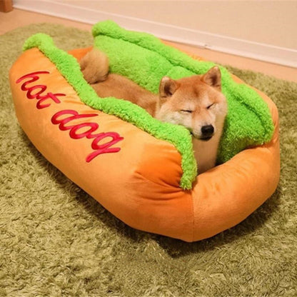 Hot Dog Bed Dog Kennel Mat Warm Soft Bed - by Famigift