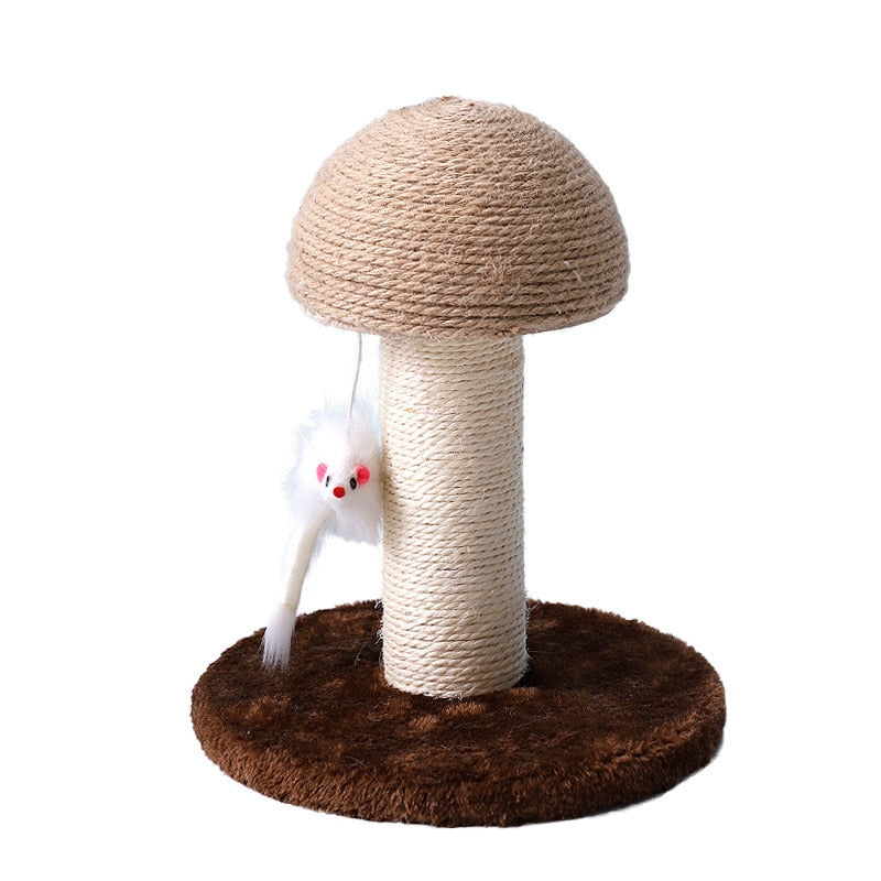Cat tree tower sisal cat climbing frame furniture scratching post for kitty climber house - Light Grey - by Famigift