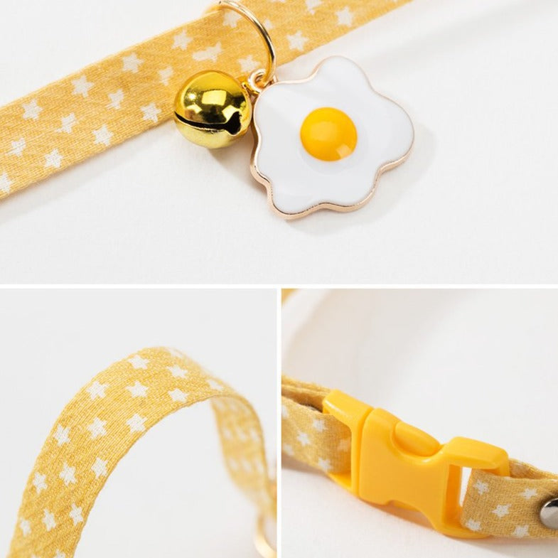 Pet Collar Daisy Cat Neck Jewelry Bell - Average size can be adjusted (17-33cm - by Famigift