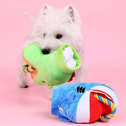 Dog Toy Shark Pet Plush Training Toy - by Famigift