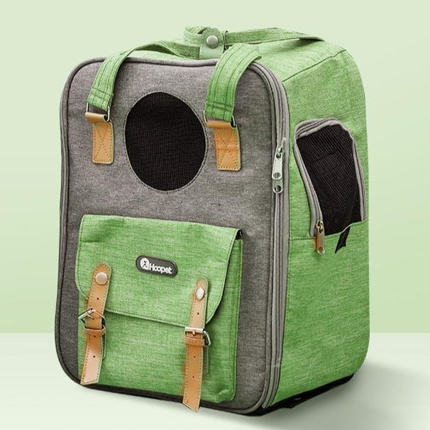 Cat Carrier Bag Portable Canvas Backpack - by Famigift