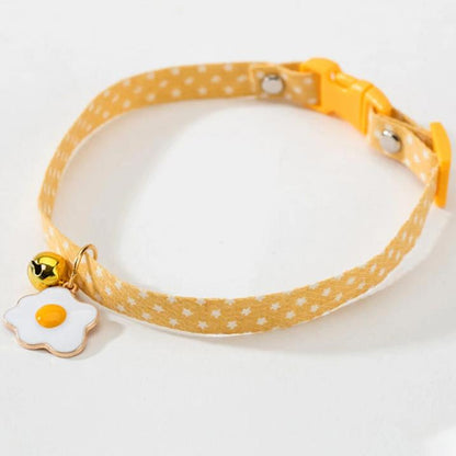 Pet Collar Daisy Cat Neck Jewelry Bell - Average size can be adjusted (17-33cm - by Famigift
