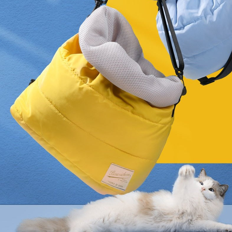 Cat carrier bag super soft pet travel bag - by Famigift