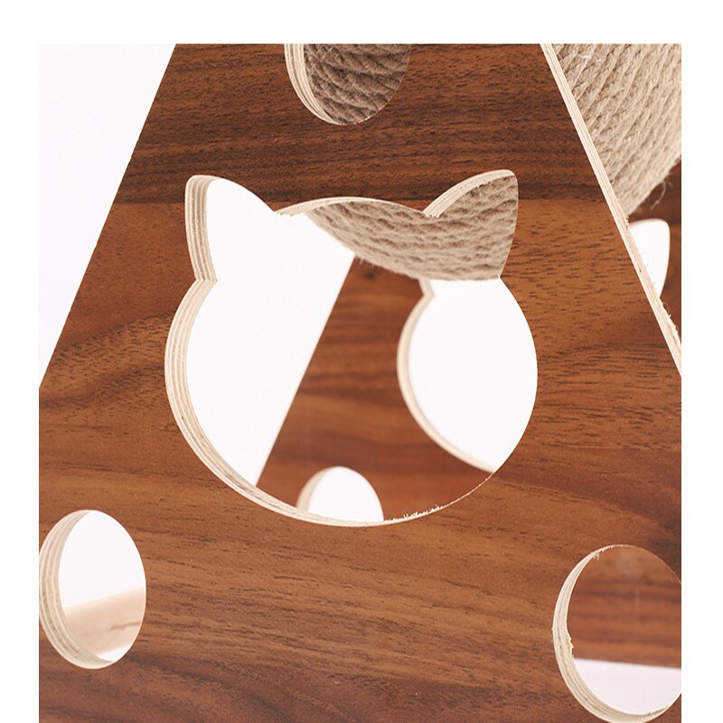 Pet cat tree toys with ball cat scratching post - by Famigift