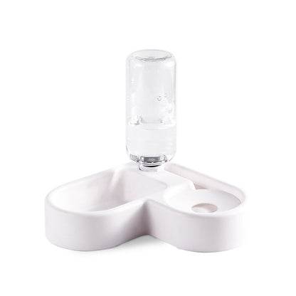 Pet Dog Cat Bowl Fountain Automatic Food Water Feeder Container Dispenser - by Famigift