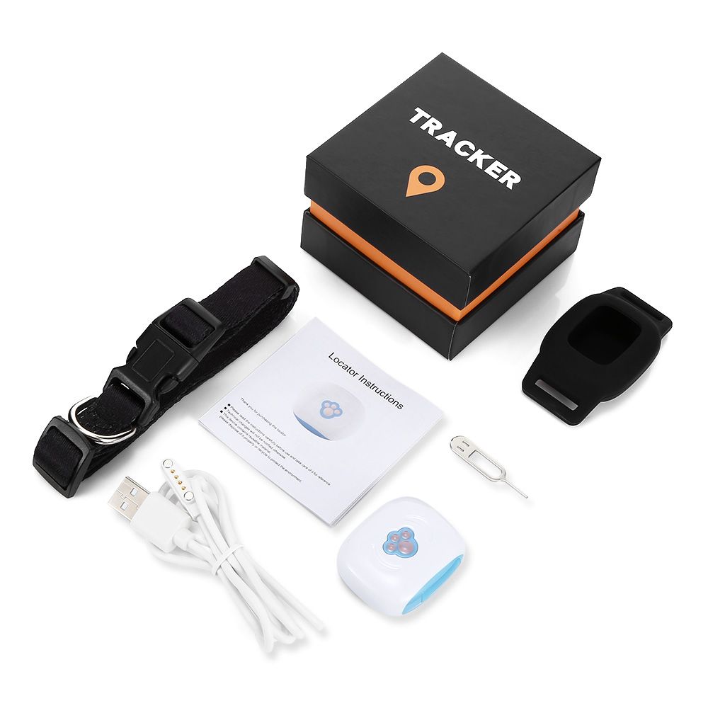 Pet GPS Tracker, Tracking Collar Device Waterproof Suitable For Dogs and Cats - by Famigift