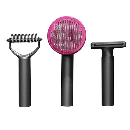 Pet Hair Remover Brush Cat Grooming Comb Effectively Self Cleaning - Massage comb - by Famigift